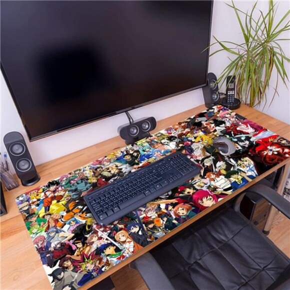 Extended Large Gaming Mouse Pad, Full Desk Keyboard Mouse Pad, XXL Bigmouse Pad - Picture 7 of 8